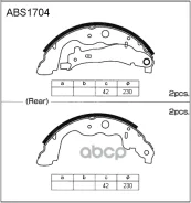 ������� ��������� ���������� | ��� | LADA Largus/Renault Logan/Sandero/Duster 1.4/1.6 06- Allied Nippon ���. ABS1704 ABS1704 ����