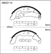 ������� ��������� ���������� | ��� | Renault Logan/Sandero/Duster 1.4/1.6/1.5D 06 Allied Nippon ���. ABS3114 ABS3114 ����