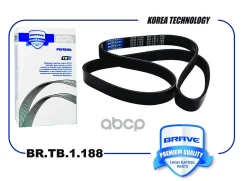 ������ ������������ 6PK1165 EPDM Fiat Ducato III, Citroen Berlingo, Jumper II, Peugeot 3 Brave ���. BRTB1188 BRTB1188 ����