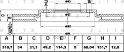 ���� ��������� ������������� | ����� | Infiniti FX 35/45 03- Blitz ���. BS0378 BS0378 ����