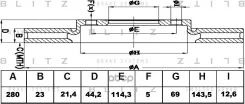 ���� ��������� ������������� | ����� | KIA Ceed 12- Blitz ���. BS0462 BS0462 ����