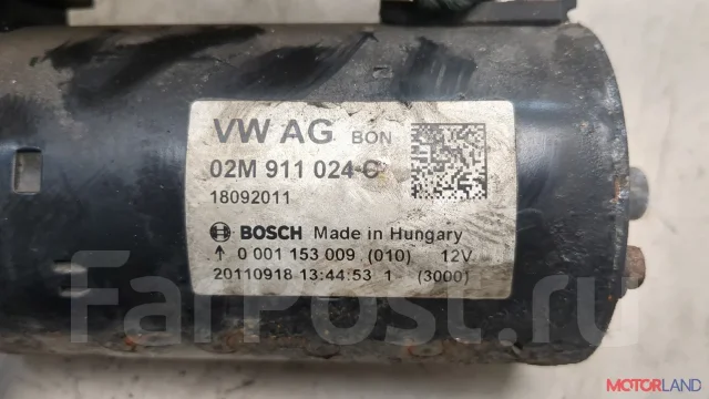 ������� Volkswagen Golf 6 2008-2012 21348601 02M911024C ����