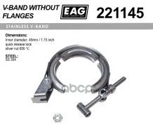 ����� V-Band 45��/1.75 SS304 EAG ���. 221145 221145 ����