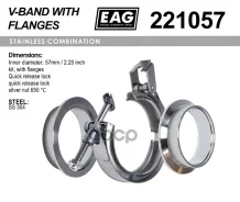 ����� V-Band 57��/2.25 �-� (� �������� SS304) EAG ���. 221057 221057 ����