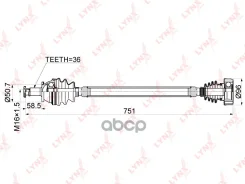������ � ����� | ����� ���� | Skoda Fabia/Praktik/Roomster 1.2/1.4 06- / VW POLO 1,2/1.4 00-09 / MT / = FR RH LYNXauto ���. CD1129 CD1129 ����
