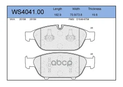 ������� ��������� �������� | ����� | AUDI A6 (4G2, 4GC, C7) 2.0 TFSI 05.2011 - AUDI A6 (4G2, 4GC, C7) 1.8 TFSI 09.2014 - Jeenice ���. WS404100 WS40410...