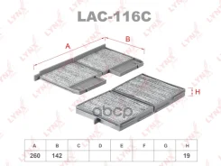 ������ ������ �������� (2��) �������� Toyota VCV10, SXV10/20, MCV20, MCX10 9102 LYNXauto ���. LAC116C LAC116C ����