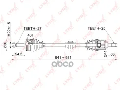 ������ � ����� | ����� ���� | Hyundai I30 1.4-1.6 07- / + ABS / AT/MT / = FR RH LYNXauto ���. CD1053A CD1053A ����