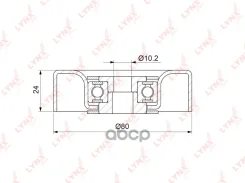 ����� �������� ���������� ����� MMC 4G15/4G19 COLT / COLT PLUS 1.3/1.5 Z25A-Z28A 02- / ALT LYNXauto ���. PB5371 LYNXauto PB5371 ����