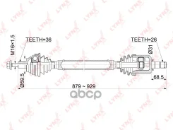 ������ � ����� | ����� ���� | Skoda Octavia II-III 1.6 04- / YETI 1.6 14- / AT / = FR RH / - 1Z62159293 LYNXauto ���. CD1141 CD1141 ����