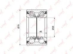 �������� ���������� ������� ������ | ��� | Nissan X-Trail (T30) 00-07 LYNXauto ���. WB1320 WB1320 ����