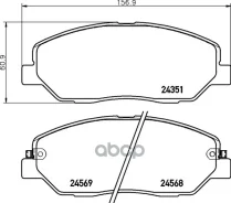 ������� ��������� �������� | ����� | KIA Sorento II (XM) 2.4 CVVT 11.2009 - Ssangyong Actyon II 2.0 08.2012 - Nisshinbo ���. NP6030 NP6030 ����