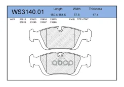 ������� ��������� �������� | ����� | BMW 3 (E46) 320 i 09.2000 - 02.2005 BMW 3 (E46) 318 i 02.1998 - 09.2001 Jeenice ���. WS314001 WS314001 ����