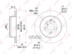 ���� ��������� ������������� (310x18) | ��� | Lexus GS300-460 05-11 / IS200d-250 05-/ Toyota Mark X(X12, X13) 2.5-3.0 04- / Crown 2.5-4.3 03-12 LYNXau...