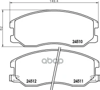 ������� ��������� �������� | ����� | Chevrolet Captiva (C100, C140) 2.4 06.2006 - Chevrolet Captiva (C100, C140) 2.4 03.2011 - Nisshinbo ���. NP6075 N...