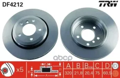 ���� ��������� | ��� | BMW 3 (E46) 325 i 09.2000 - 02.2005 BMW 3 (E46) 330 i 06.2000 - 02.2005 TRW ���. DF4212 DF4212 ����