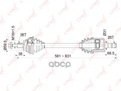 ������ � ����� | ����� ��� | Skoda Octavia II-III 1.6 04- / YETI 1.6 14- / AT / = FR LH LYNXauto ���. CD1140 CD1140 ����