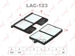 ������ ������ Toyota Avensis I (T22), Carina (T19)92~97, For LHD LYNXauto ���. LAC123 LAC123 ����