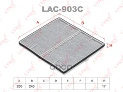 ������ ������ �������� Suzuki Ignis 03, Subaru Justy 03 LYNXauto ���. LAC903C LAC903C ����