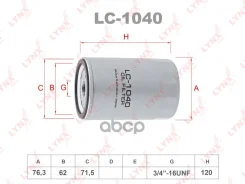 ������ �������� HCV Skoda Superb II(3T4-3T5) 1.4 08-15 LYNXauto ���. LC1040 LC1040 ����