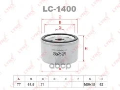 ������ �������� LADA Largus Renault Logan K7J LYNXauto ���. LC1400 LC1400 ����