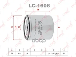 ������ �������� FORD Escort, Orion 1.3 01/98-, FORD Escort, Orion 1.1, 80-90,1.3 86-, FORD Escort, Orion 1.4-1.6 80- LYNXauto ���. LC1606 LC1606 ����