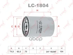 ������ �������� Fiat Ducato 89-02 1.9 D / TD LYNXauto ���. LC1804 LC1804 ����