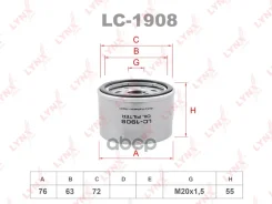 ������ �������� FIAT Doblo 1.9 JTD 01-10 LYNXauto ���. LC1908 LC1908 ����