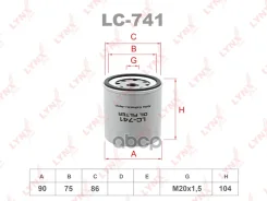 ������ �������� Isuzu ASKA 4FC1,4FC1-T, Gemini 4FB1,4FB1-T, Fargo 4FB1,4FC1,4FC1-T,4FD1,4JB1-T, ELF150 4JA1,4JB1 LYNXauto ���. LC741 LC741 ����