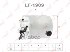 ������ ��������� Nissan Qashqai(J10) 1.5d-2.0d 07-13 / X-trail(t31) 2.0d 07-13, Renault Koleos 2.0d 08 LYNXauto ���. LF1909 LF1909 ����