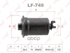 ������ ��������� KIA Clarius 1.8-2.0 96-01, Mitsubishi Starion 2.6 87-90 / Eclipse II 95, Toyota Celica(T18) 2.0 89-93 LYNXauto ���. LF749 LF749 ����