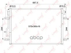 �������� ������������ AUDI A4 1.6-3.2 (00-09) LYNXauto ���. RC0133 RC0133 ����