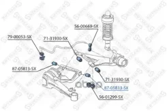 ����������� ������ ����� | ��� | BMW 7 E32/5 E34 87-95 Stellox ���. 8705813SX 8705813SX ����
