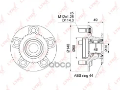 ������� ������ | ��� ����/��� | Nissan Primera (P12) 01-07 [+ABS] LYNXauto ���. WH1048 WH1048 ����