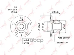 ������� ������ | ����� ����/��� | Skoda Fabia (6Y2,5J) 99- / Volkswagen Polo (9N_) 01-09 LYNXauto ���. WH1197 WH1197 ����