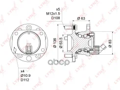 ������� ������ | ��� ����/��� | Ford Mondeo (B_Y) 00-07 LYNXauto ���. WH1226 WH1226 ����