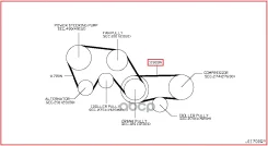 ������ ������������ 4PK945 VQ25DD, VQ30DE, VQ35DE Infiniti FX35 S50, Elgrand E51, Skyline V35/V36, Cedric/Gloria Y34 Nissan ���. 11920AG900 11920AG900...