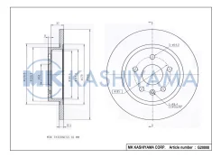 ���� ���������, ������ 08. B357.10 268�12 5 ��� CH Cruze J300 09-, Trax 12- OP Astra J 09-, Mokka 12- OPEL Astra GTC J 10/11- / OPEL Astra J 12/09-...