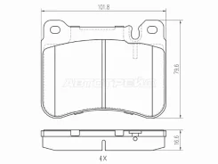 ������� ��������� (�������) Mercedes-Benz C-Class 00-08 / CLK-Class 02-10 SAT ST-A0044205120, �������� STA0044205120 ����