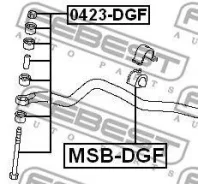���� ������������� ���������! Mitsubishi Lancer/Colt all 92-96 Febest 0423DGF 0423DGF ����