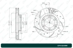 ���� ��������� ��������������� ������������� G-brake GFR-02239R ������ GFR-02239R ����