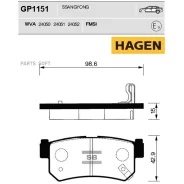 ������� ������ Ssangyong Actyon II 12- GP1151 Sangsin Brake GP1151 GP1151 ����