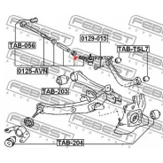 ���� � ������������ | ��� ����/��� | Febest 0129015 0129015 ����