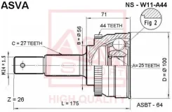 ���� ������� | ����� ����/��� | ASVA NSW11A44 NSW11A44 ����