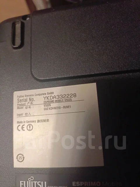 Fujitsu Siemens. 15.6", WiFi: 1, Bluetooth: 1 ����