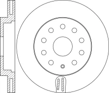 ���� ��������� AUDI A3/VW GOLF V/VI/Passat/Tiguan �������� D=312�� RN1377 NIBK RN1377 RN1377 ����