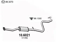 ��������� PSA C3 1.4i 106021 ASSO 106021 ����