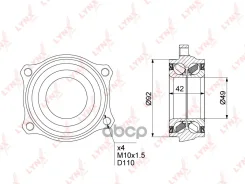 ������� ������ | ��� ����/��� | Mercedes-Benz C-Class (W203, W204) 00-13 LYNXauto ���. WB1474 WB1474 ����