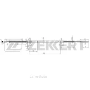 ���� ����������� ������� ����. ���. /����. VW Golf III 93- Vento 91- BZ1176 ����