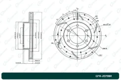 ���� ��������� ��������������� ������������� G-brake GFR-20738R ������ GFR-20738R ����